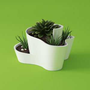 Cactus Planter Product Design byValle Thumbnail Jorge Valle